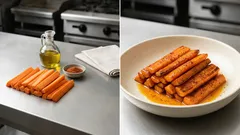 팬 하나로 완성—올리브오일에 노릇하게 굽는 당근 칠리 스파이스 소테