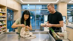 헤어끈 하나로 토트백 10초 접기, 가방 속에서 안 풀리는 고정법